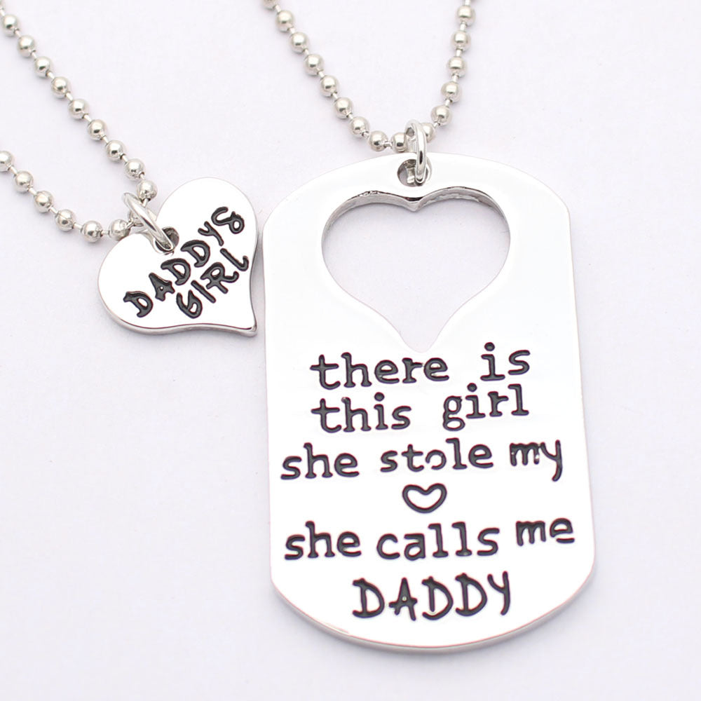 New Arrive Fathers Day Jewelry Theres This Girl She Stole