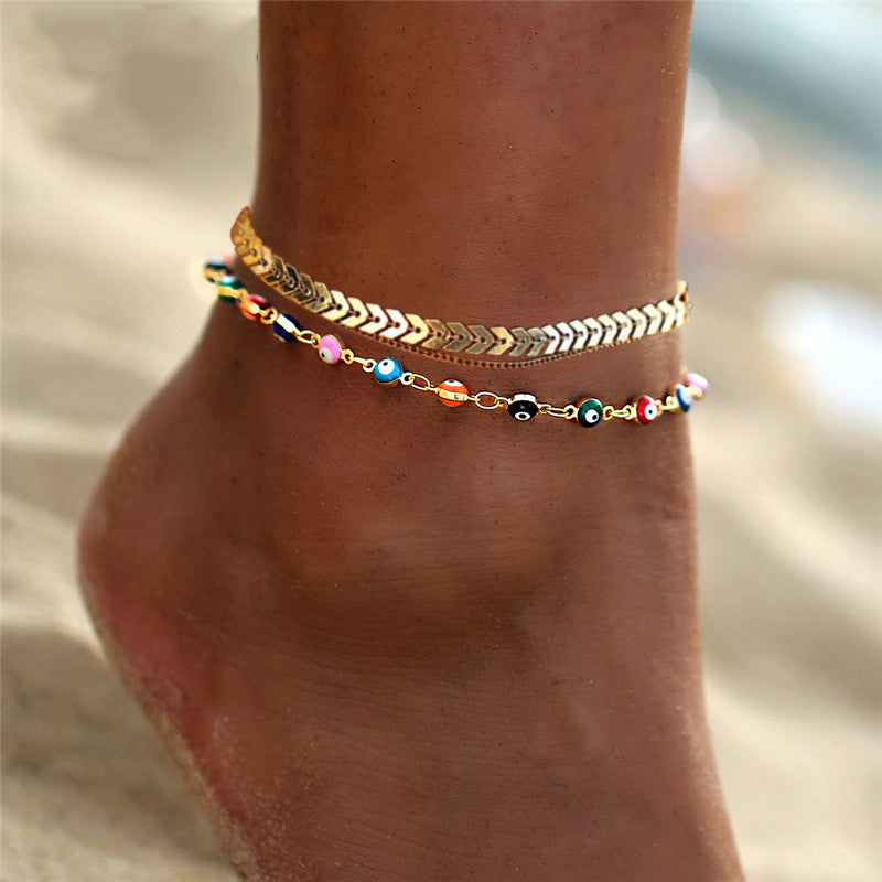 Cadenas sencillas de verano para mujer europeas y americanas