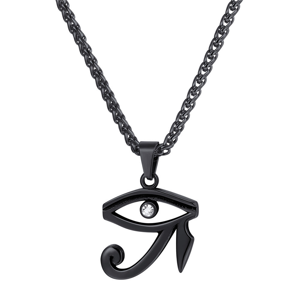 Men and women's collarbone stainless steel chain necklace