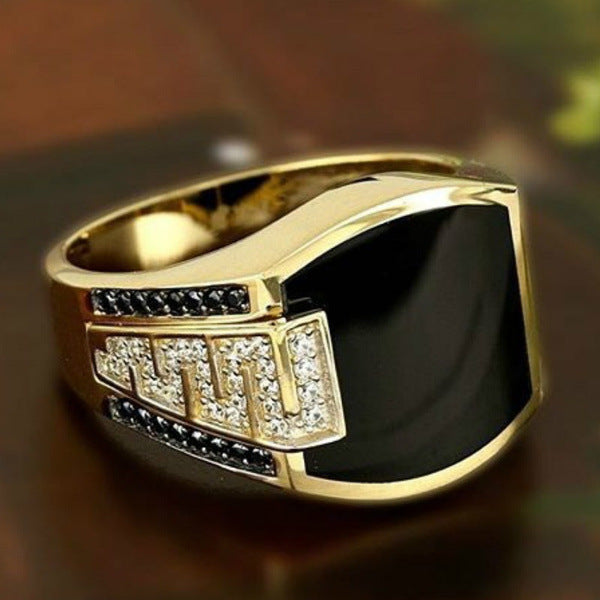 Europäischer und amerikanischer Hip Hop Ring mit vollem Diamanten