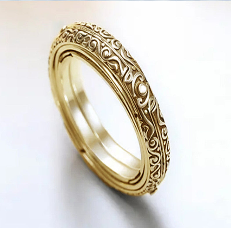 Kugelförmiger umgeklappter und verformter Universums-Ring-Schmuck