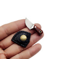 Llavero accesorio con dije de cuchillo no plegable, cuchillo de cocina pequeño