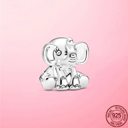 Dongyi Pan'S New Product Sterling Silver S925 Silver Bracelet Diy Silver Beads Silver Charms Marine Animal Beads Wholesale