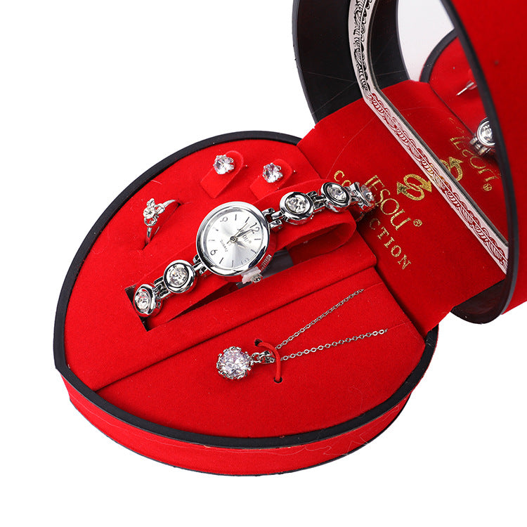 Ins Nischen High-Value Anzug Geschenk Geschenk Damen Halskette Und Ohrringe