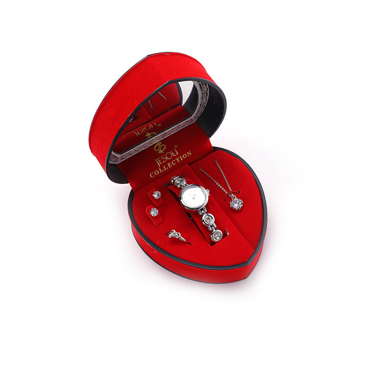 Ins Nischen High-Value Anzug Geschenk Geschenk Damen Halskette Und Ohrringe