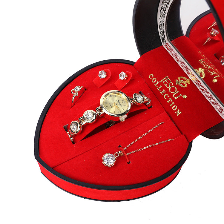 Ins Nischen High-Value Anzug Geschenk Geschenk Damen Halskette Und Ohrringe