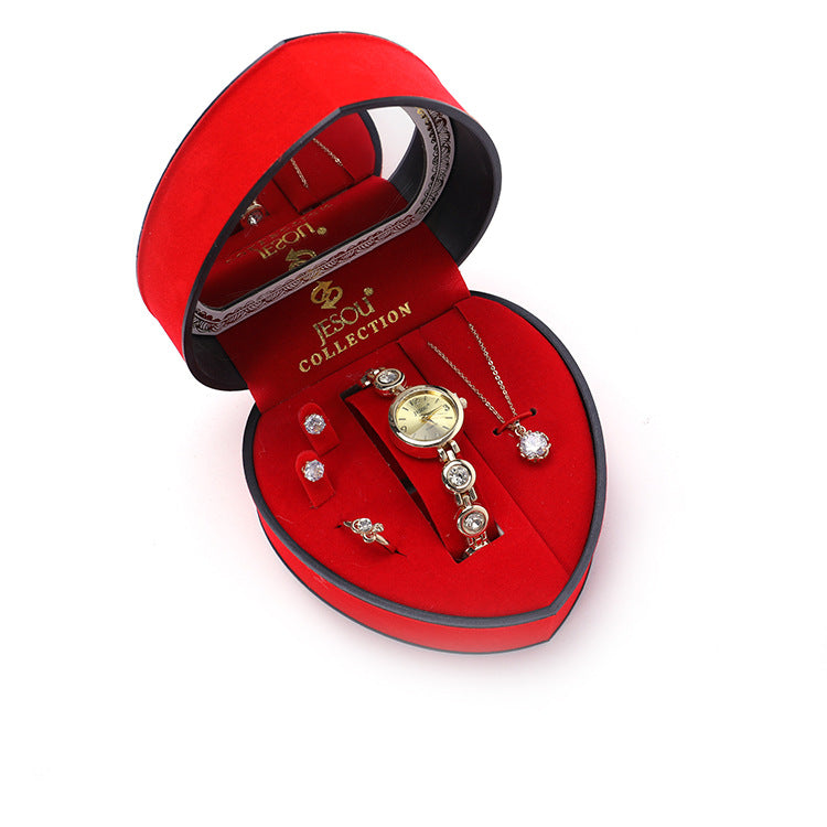 Ins Nischen High-Value Anzug Geschenk Geschenk Damen Halskette Und Ohrringe