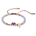 Neues grenzüberschreitendes Schmuckstück 4mm facettiertes Steinarmband handgewebtes Steinarmband