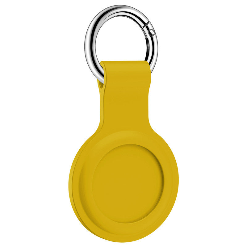 Compatible con Apple, funda protectora de silicona líquida para Airtags, localizador rastreador, dispositivo antipérdida, funda protectora para llavero, novedad