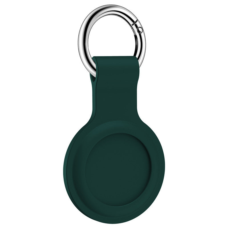 Compatible con Apple, funda protectora de silicona líquida para Airtags, localizador rastreador, dispositivo antipérdida, funda protectora para llavero, novedad