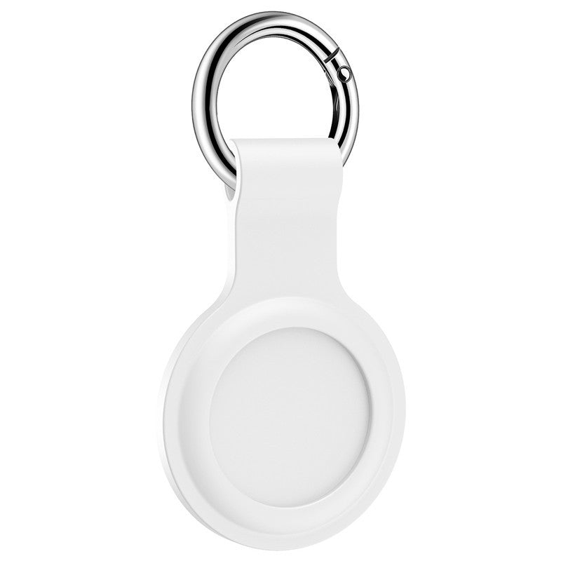 Compatible con Apple, funda protectora de silicona líquida para Airtags, localizador rastreador, dispositivo antipérdida, funda protectora para llavero, novedad