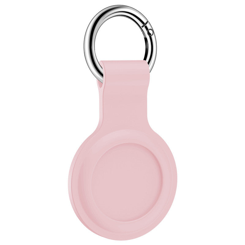 Compatible con Apple, funda protectora de silicona líquida para Airtags, localizador rastreador, dispositivo antipérdida, funda protectora para llavero, novedad
