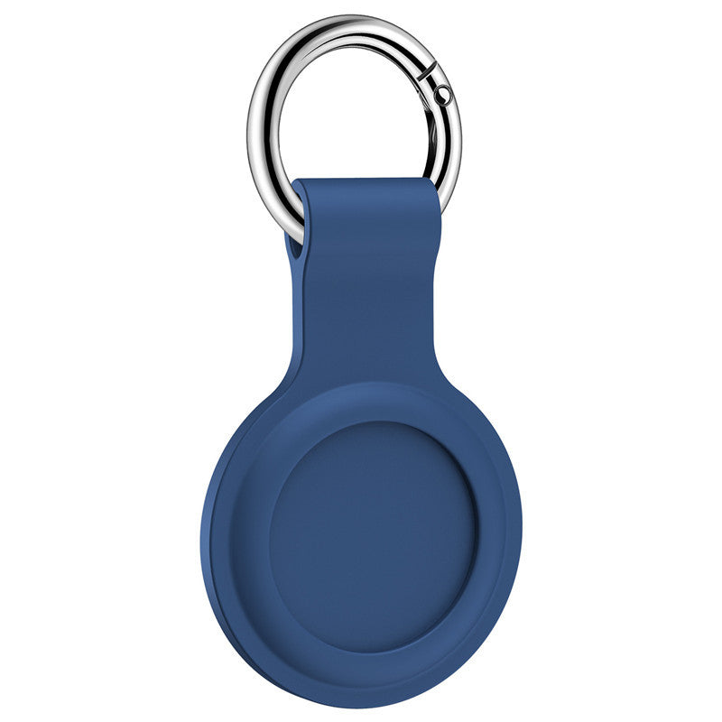 Compatible con Apple, funda protectora de silicona líquida para Airtags, localizador rastreador, dispositivo antipérdida, funda protectora para llavero, novedad