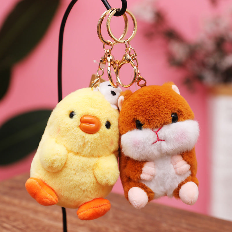 Bonito Lindo Pollo Marmota Colgante Peluche