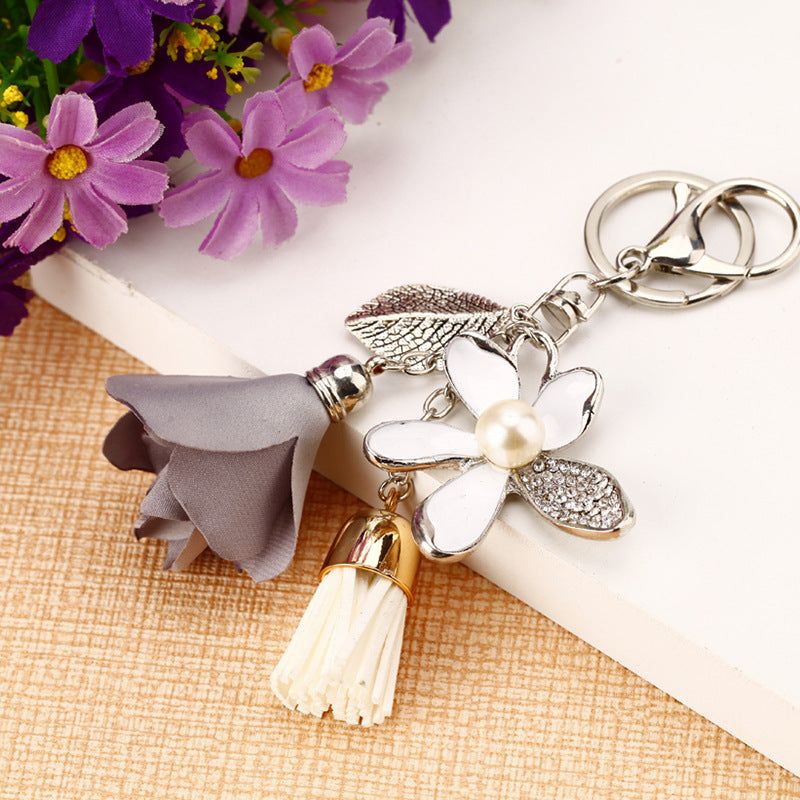 Llavero de coche, colgante de metal para bolso, mujer