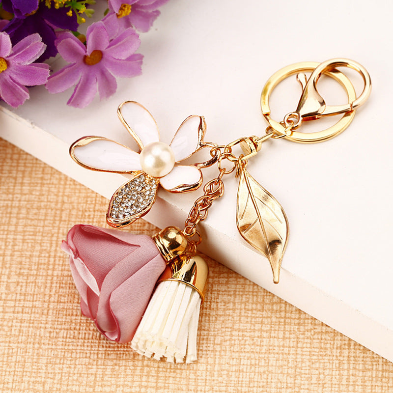 Llavero de coche, colgante de metal para bolso, mujer