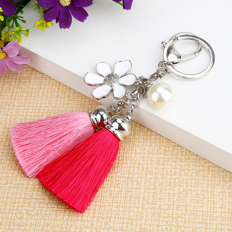 Llavero de coche, colgante de metal para bolso, mujer