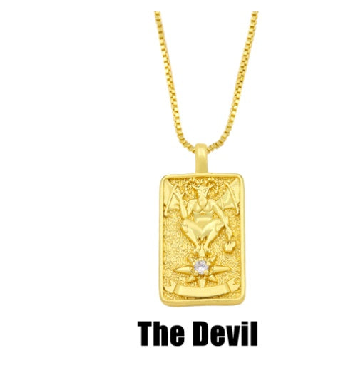 European And American Cross-border New Nordic Tarot Pendant