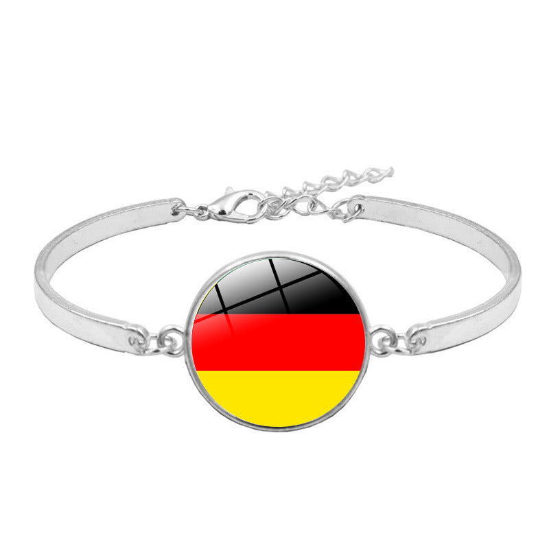 Silberarmband mit Edelsteinen