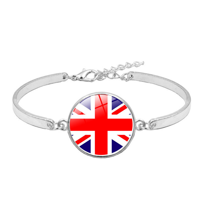 Silberarmband mit Edelsteinen