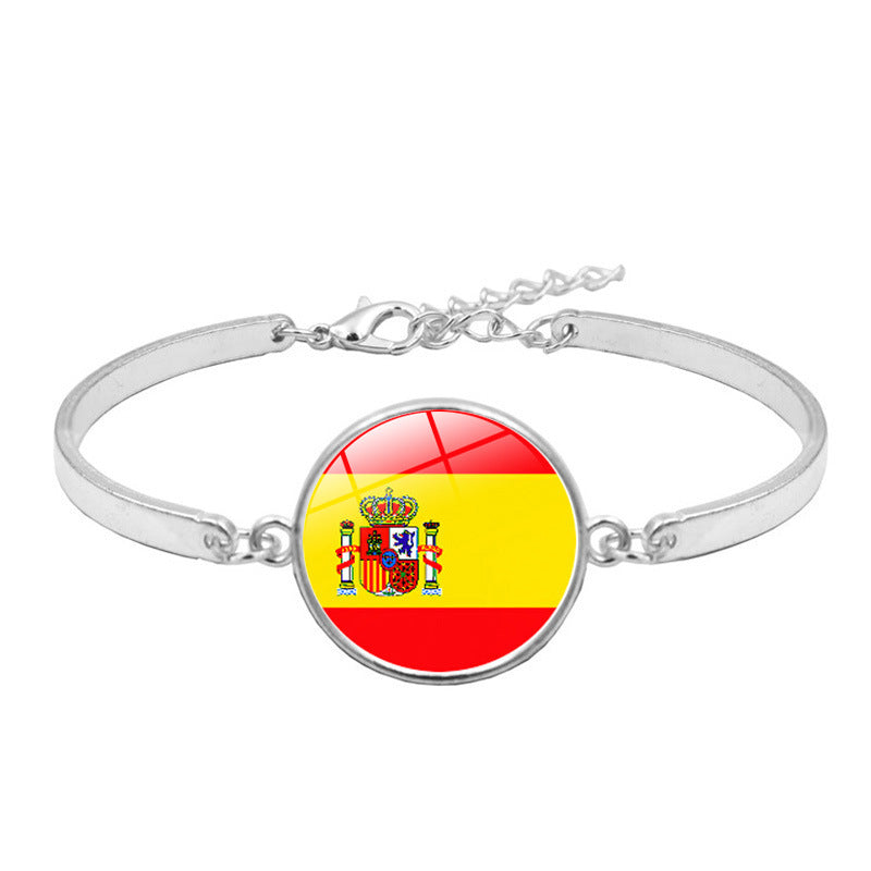 Silberarmband mit Edelsteinen