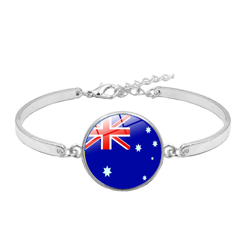 Silberarmband mit Edelsteinen