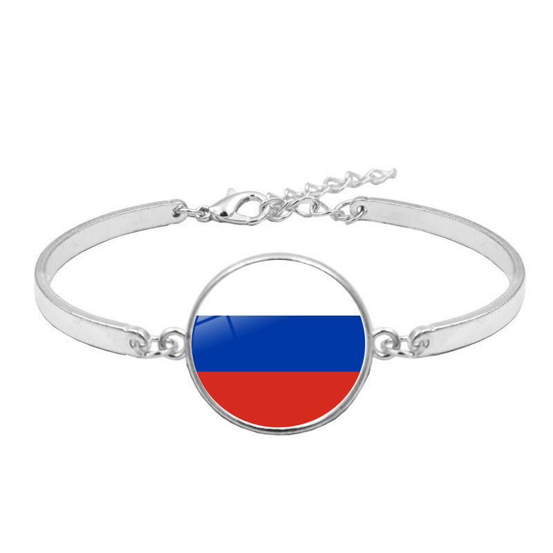 Silberarmband mit Edelsteinen