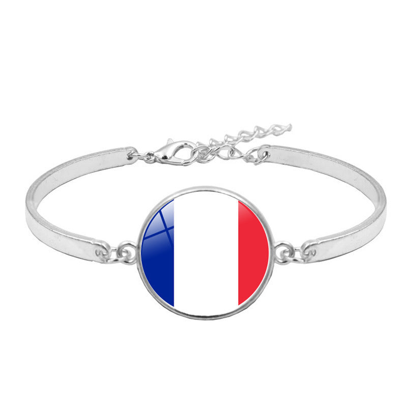 Silberarmband mit Edelsteinen