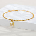 Ancient English Letter Anklet Letter Anklet Spot English Letter Pendant Jewelry