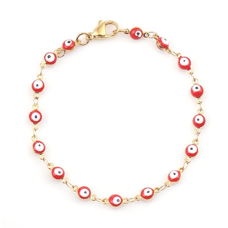 Pulseras de moda Brazalete de ojo turco Joyería para mujer y hombre