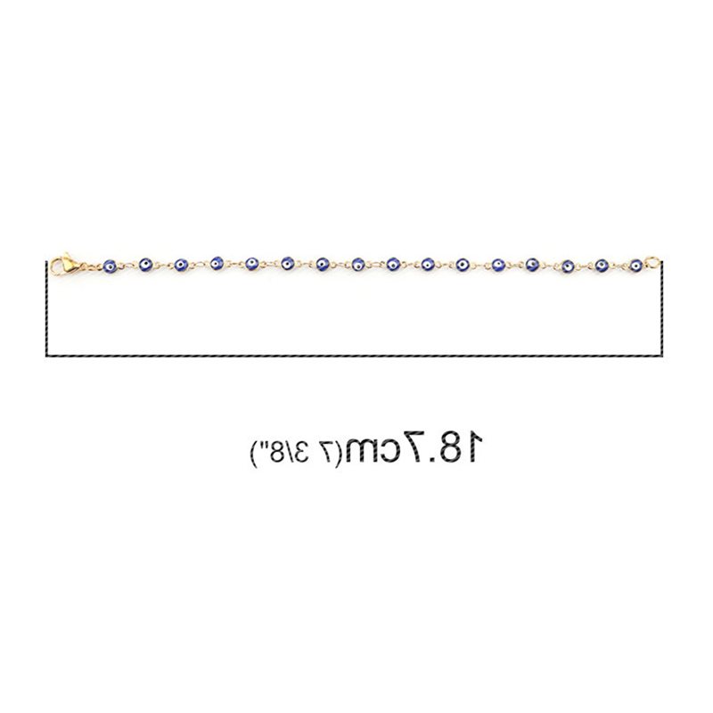 Pulseras de moda Brazalete de ojo turco Joyería para mujer y hombre