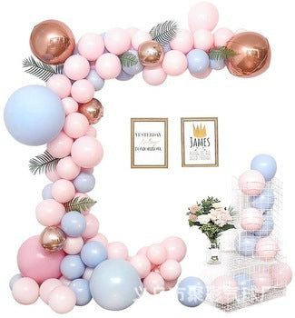 Grenzüberschreitender heißer Verkauf Roségoldener Ballon-Set Baby Geburtstagsparty Erwachsenen Hochzeitsdekoration Champagnergold-Set