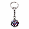 Accesorios de nuevos productos transfronterizos dardo objetivo tiempo gema metal llavero colgante joyería regalo creativo