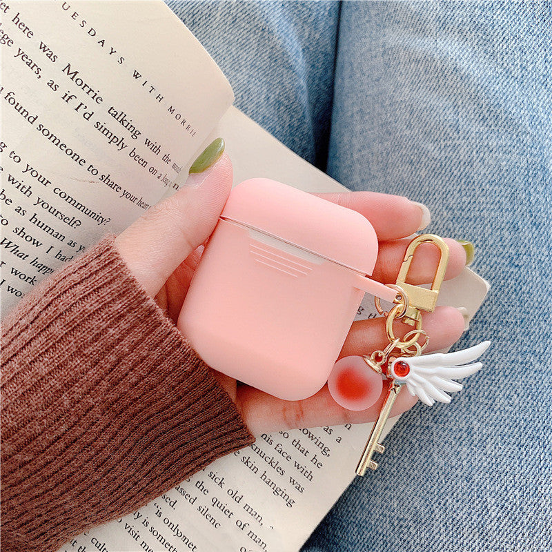 Compatible with Apple, The Protective Cover Is Suitable For The Cute AirPods Pro Bluetooth Headset Silicone Case Cover