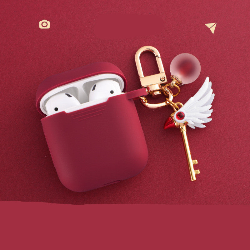 Compatible with Apple, The Protective Cover Is Suitable For The Cute AirPods Pro Bluetooth Headset Silicone Case Cover