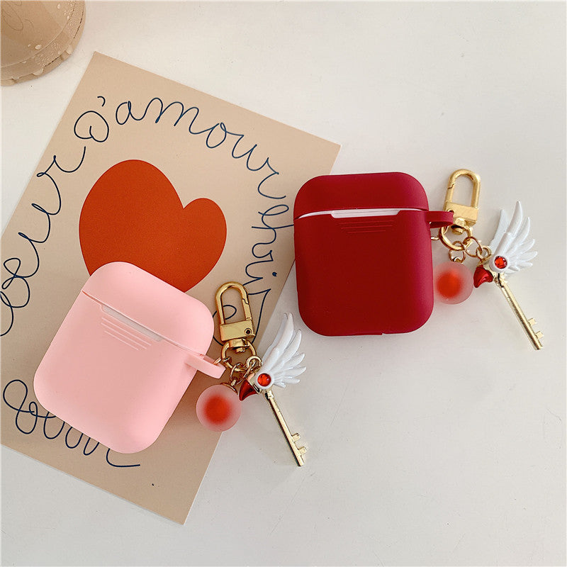 Compatible with Apple, The Protective Cover Is Suitable For The Cute AirPods Pro Bluetooth Headset Silicone Case Cover