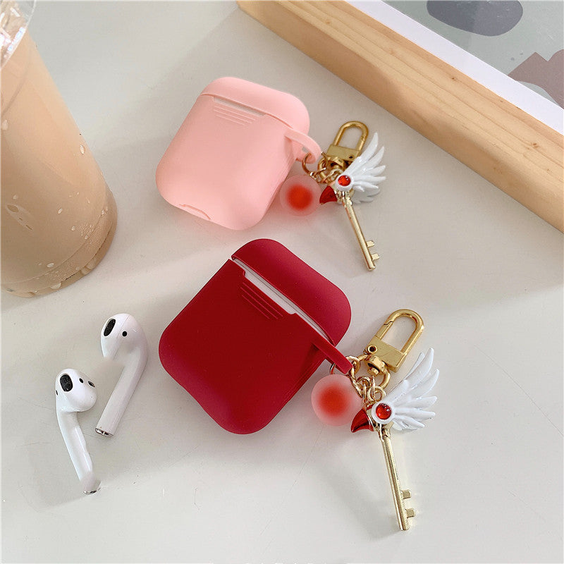 Compatible with Apple, The Protective Cover Is Suitable For The Cute AirPods Pro Bluetooth Headset Silicone Case Cover