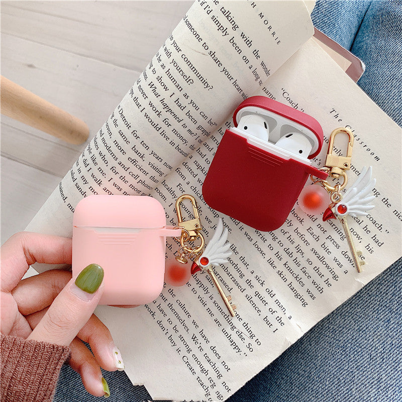 Compatible with Apple, The Protective Cover Is Suitable For The Cute AirPods Pro Bluetooth Headset Silicone Case Cover