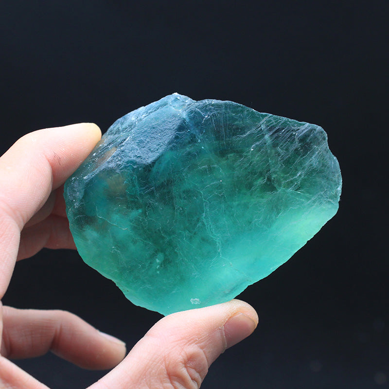 Fluorita verde natural brasileña Mineral Cristal Divulgación científica Piedra de cristal natural
