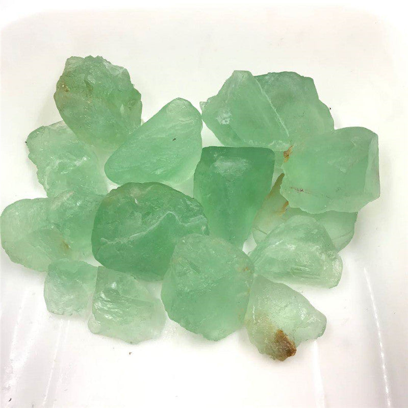 Fluorita verde natural brasileña Mineral Cristal Divulgación científica Piedra de cristal natural