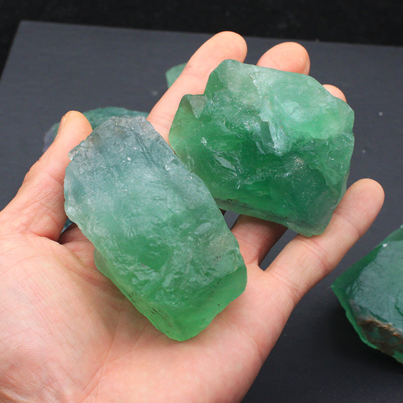 Fluorita verde natural brasileña Mineral Cristal Divulgación científica Piedra de cristal natural