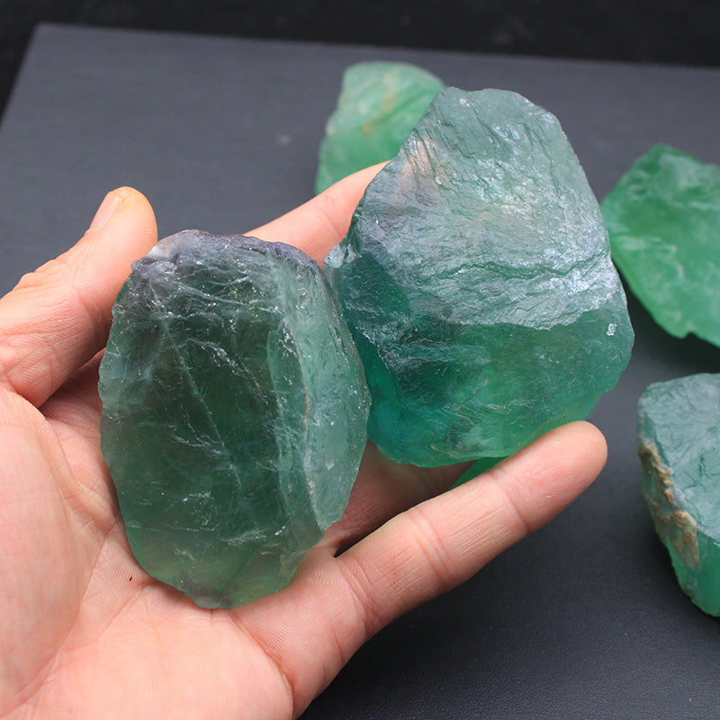 Fluorita verde natural brasileña Mineral Cristal Divulgación científica Piedra de cristal natural