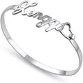 Individualisiertes Namensarmband, personalisierte Armreifen, Edelstahlschmuck
