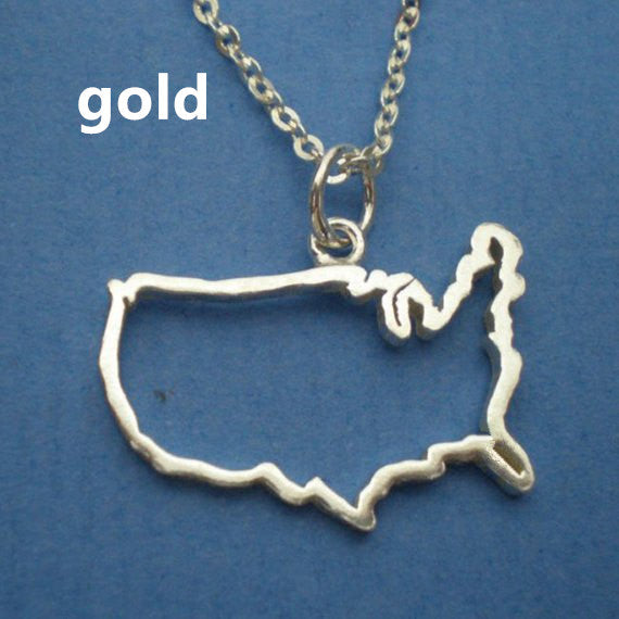 Collar con el mapa de un país Collar con el mapa de una ciudad natal europea