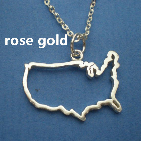 Collar con el mapa de un país Collar con el mapa de una ciudad natal europea