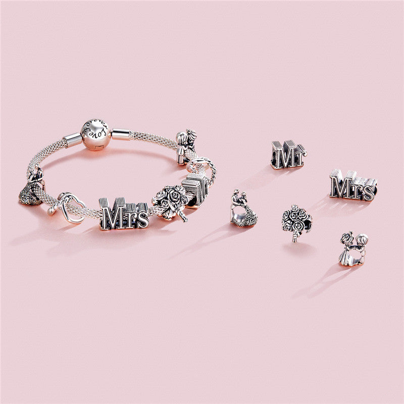 Paare, Liebende, Hochzeitsgeschenk, Armband, Accessoires