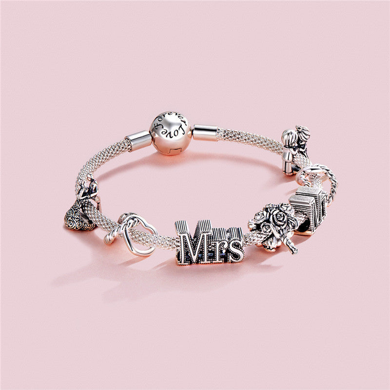 Paare, Liebende, Hochzeitsgeschenk, Armband, Accessoires