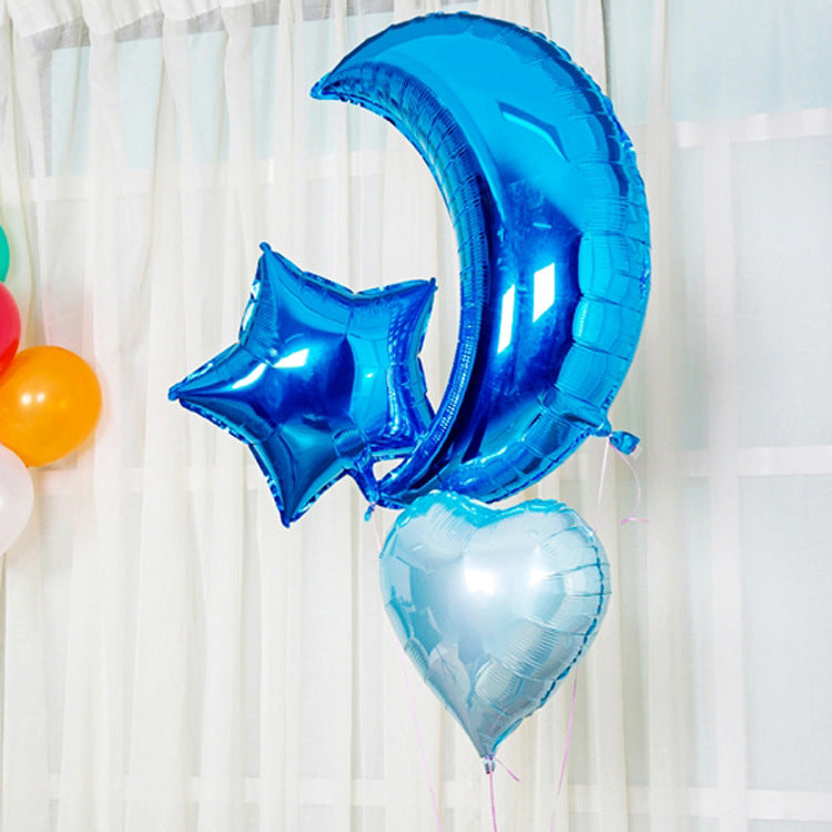 Baby Geburtstag Deko Aluminiumfolienballon 36 Zoll 22 Zoll Großer gekrümmter Mond Aluminiumfolienballon Großhandel