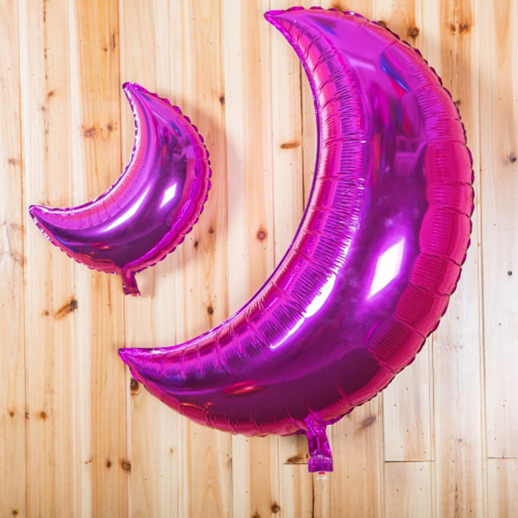 Baby Geburtstag Deko Aluminiumfolienballon 36 Zoll 22 Zoll Großer gekrümmter Mond Aluminiumfolienballon Großhandel