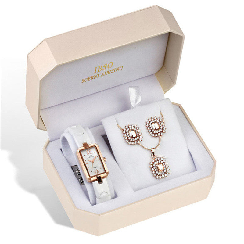 Mode-Trend Strass Damen Gürtel-Uhr